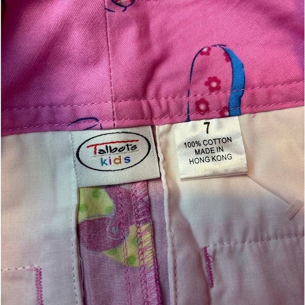 Talbots kids sandal print summer skirt 7 - Picture 5 of 5